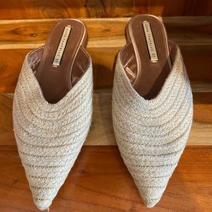 Zara beige mules